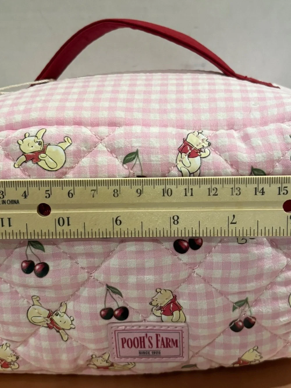 Pooh's Farm Pink Quilted Makeup Bag - Winnie the Pooh, Primark x Disney NWT